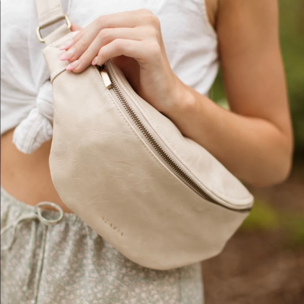 Azaria Amie Fanny Pack - Color: Bone